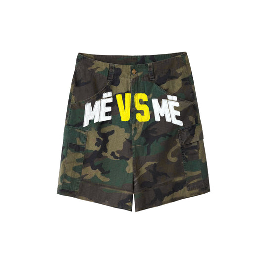 Me Vs Me Applique Embroidery Camo Cargos