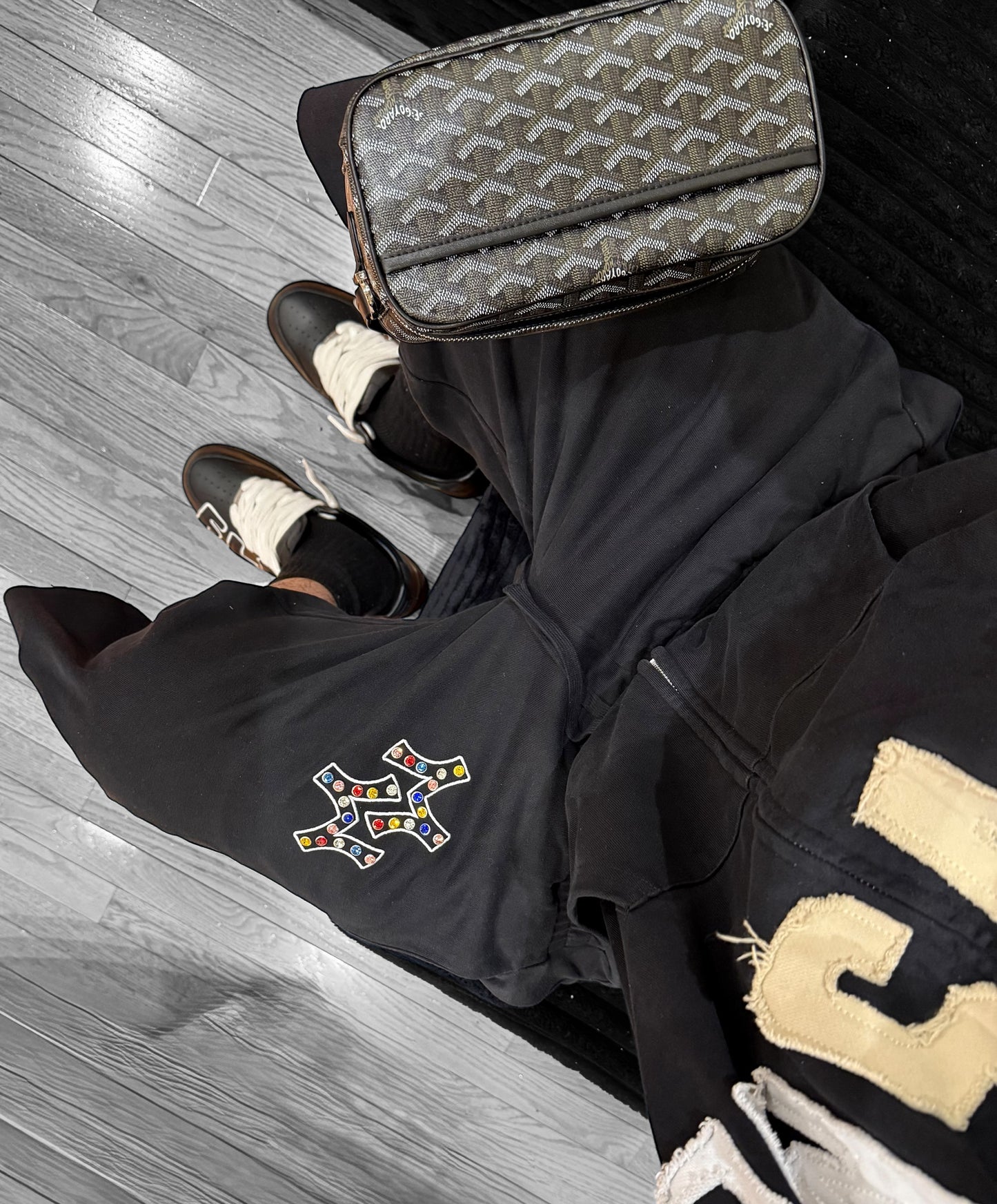 Me Vs Me Two Times Long Shorts - Black Magic