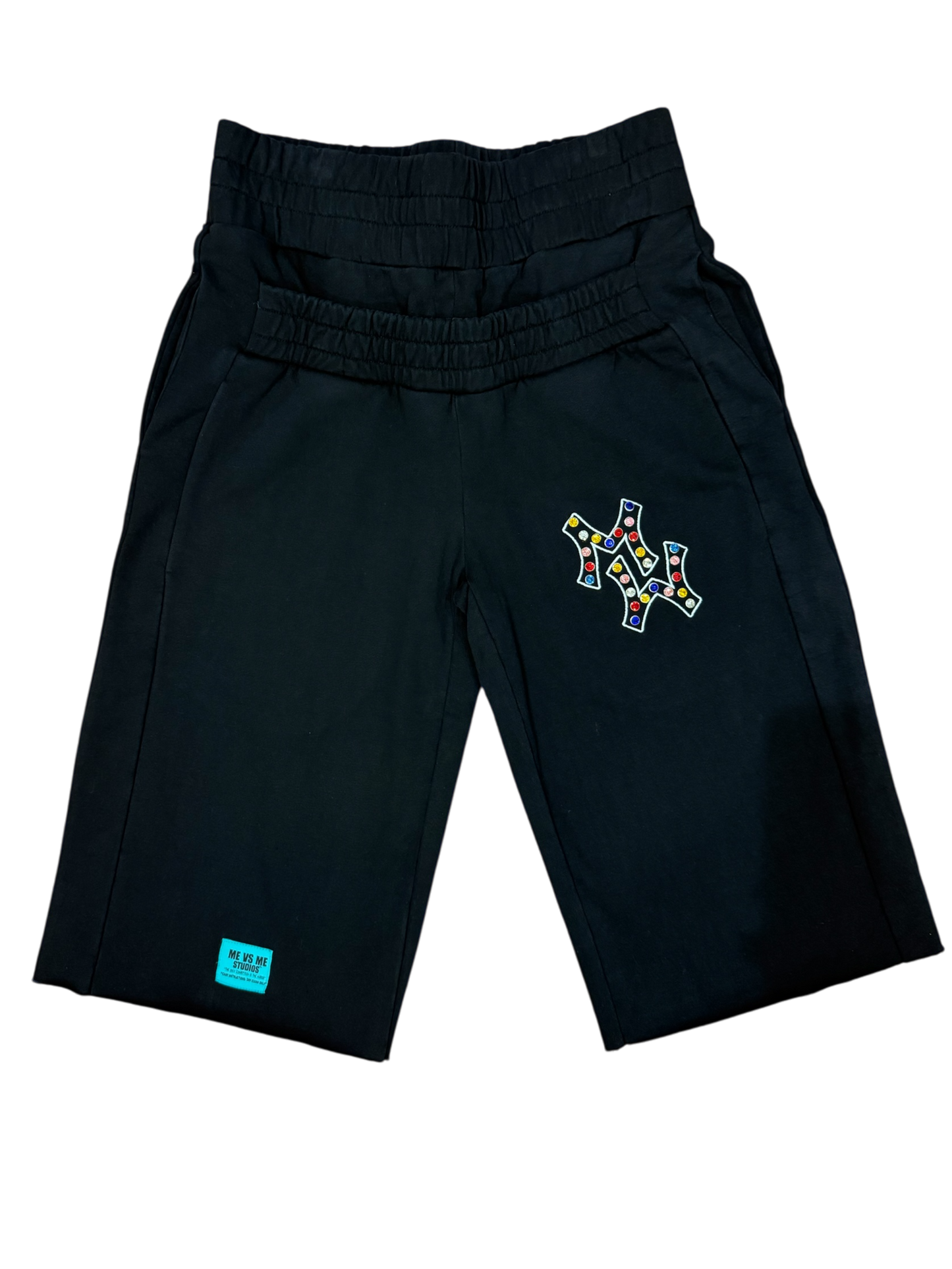 Me Vs Me Two Times Long Shorts - Black Magic