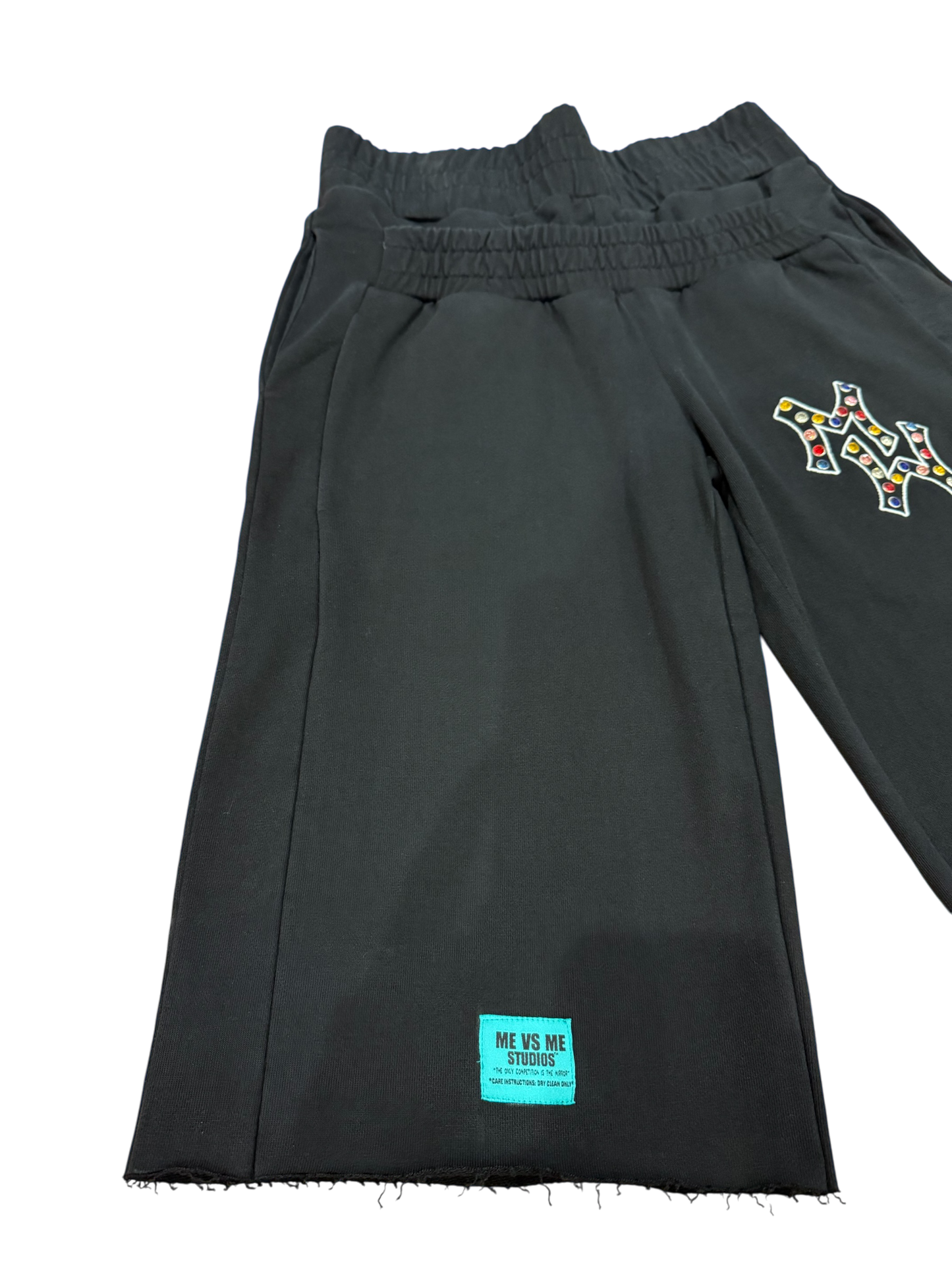 Me Vs Me Two Times Long Shorts - Black Magic