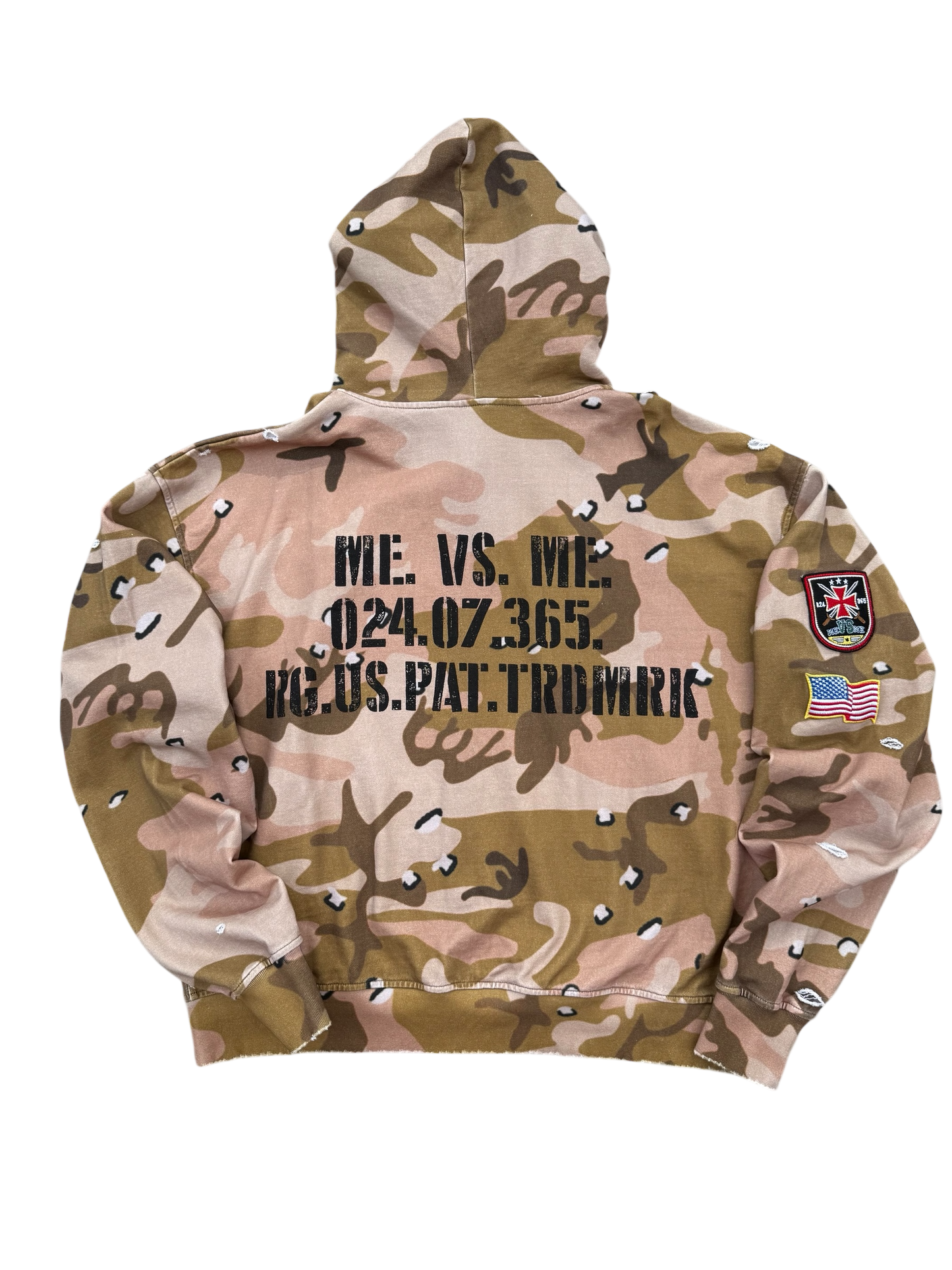 Me Vs Me “War With Yourself” Camo Hoodie