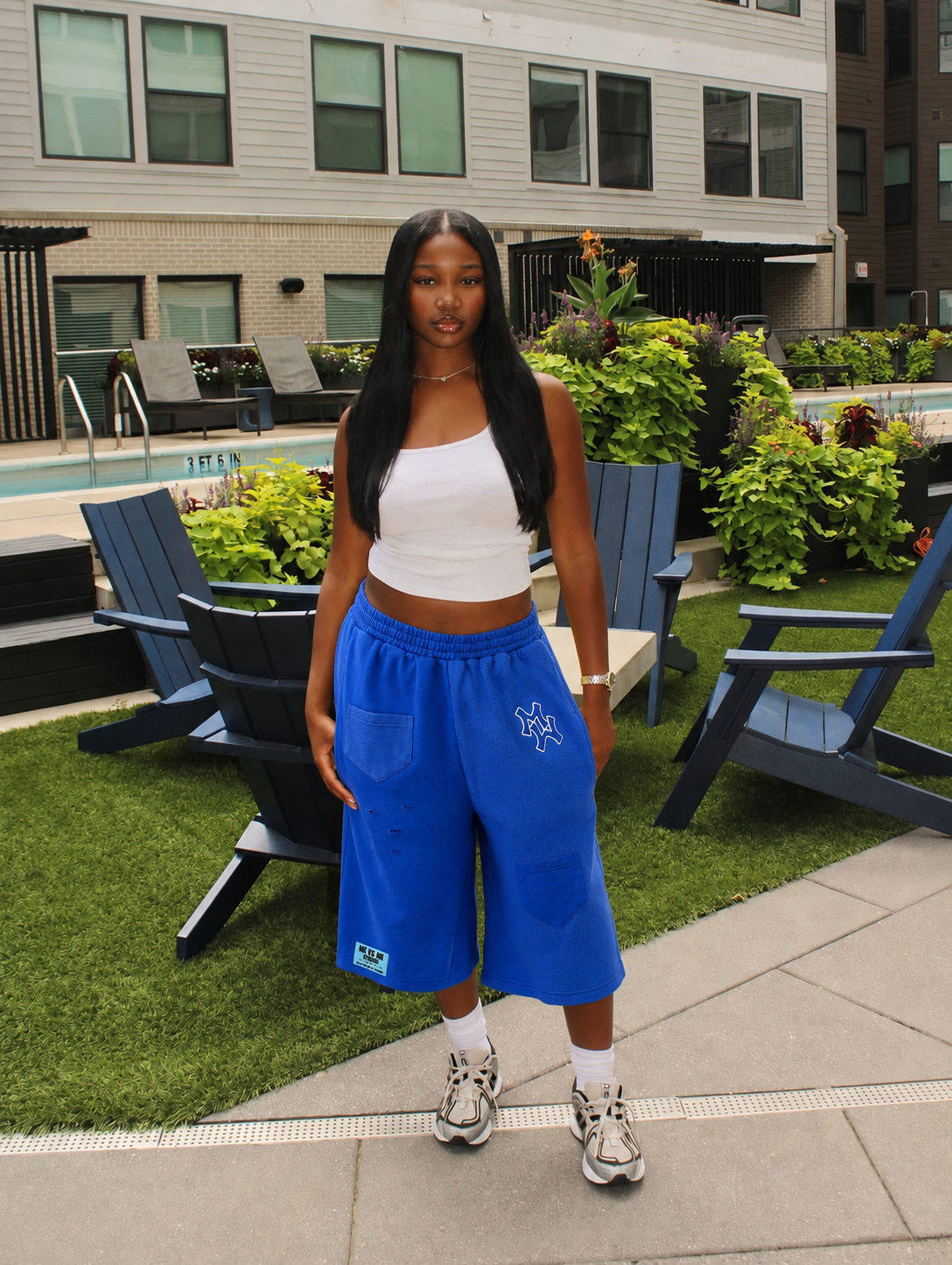 Blues Clues Yin Yang 3/4 Shorts