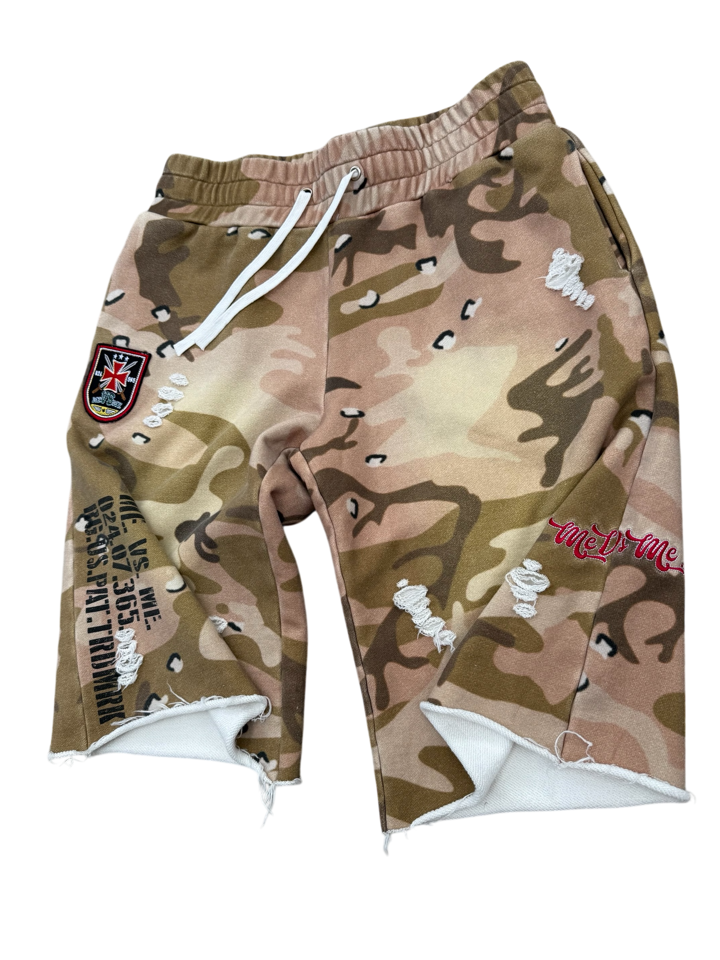Me Vs Me “War With Yourself” Camo Shorts